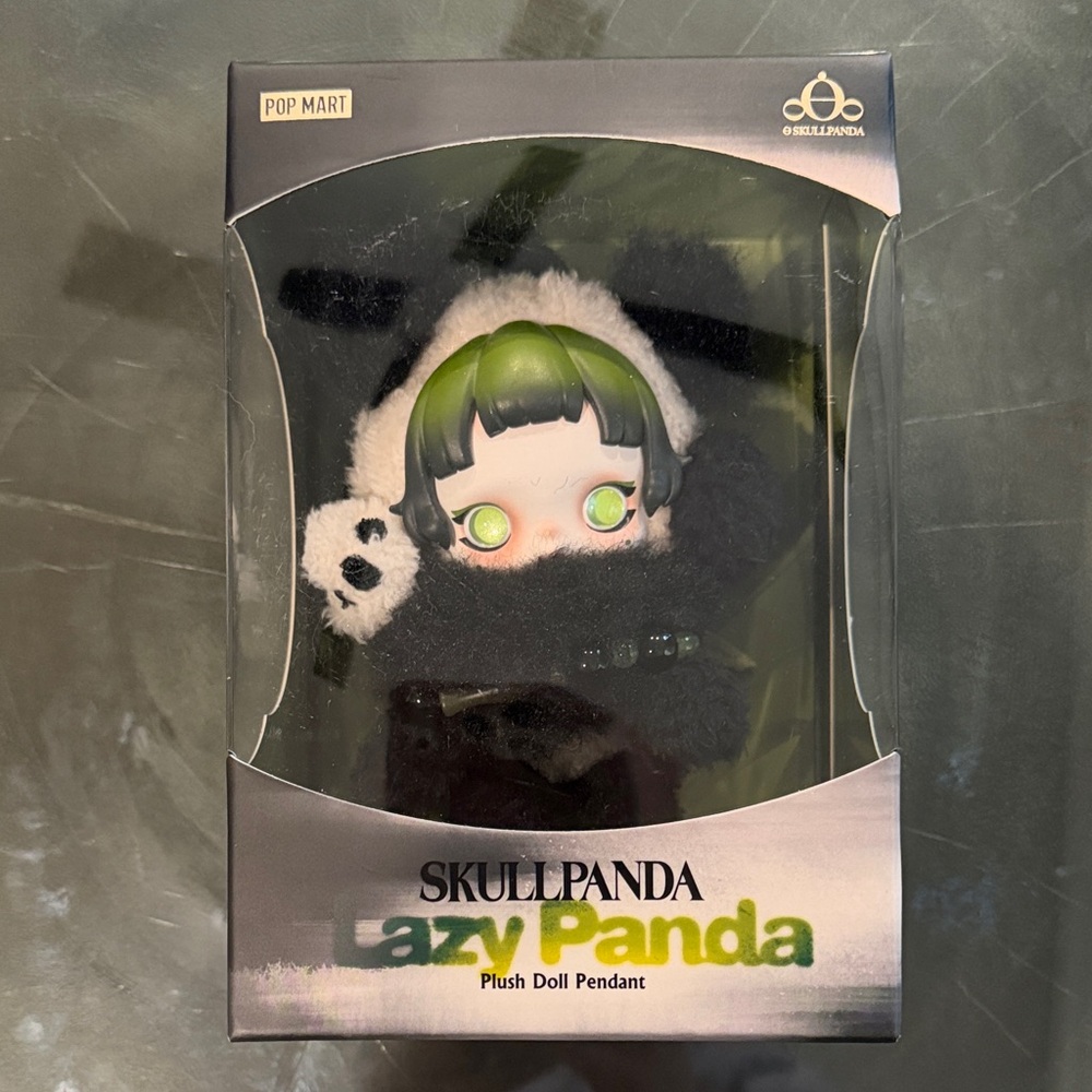 Pop Mart Skull Panda Lazy Panda Plush Doll Pendant